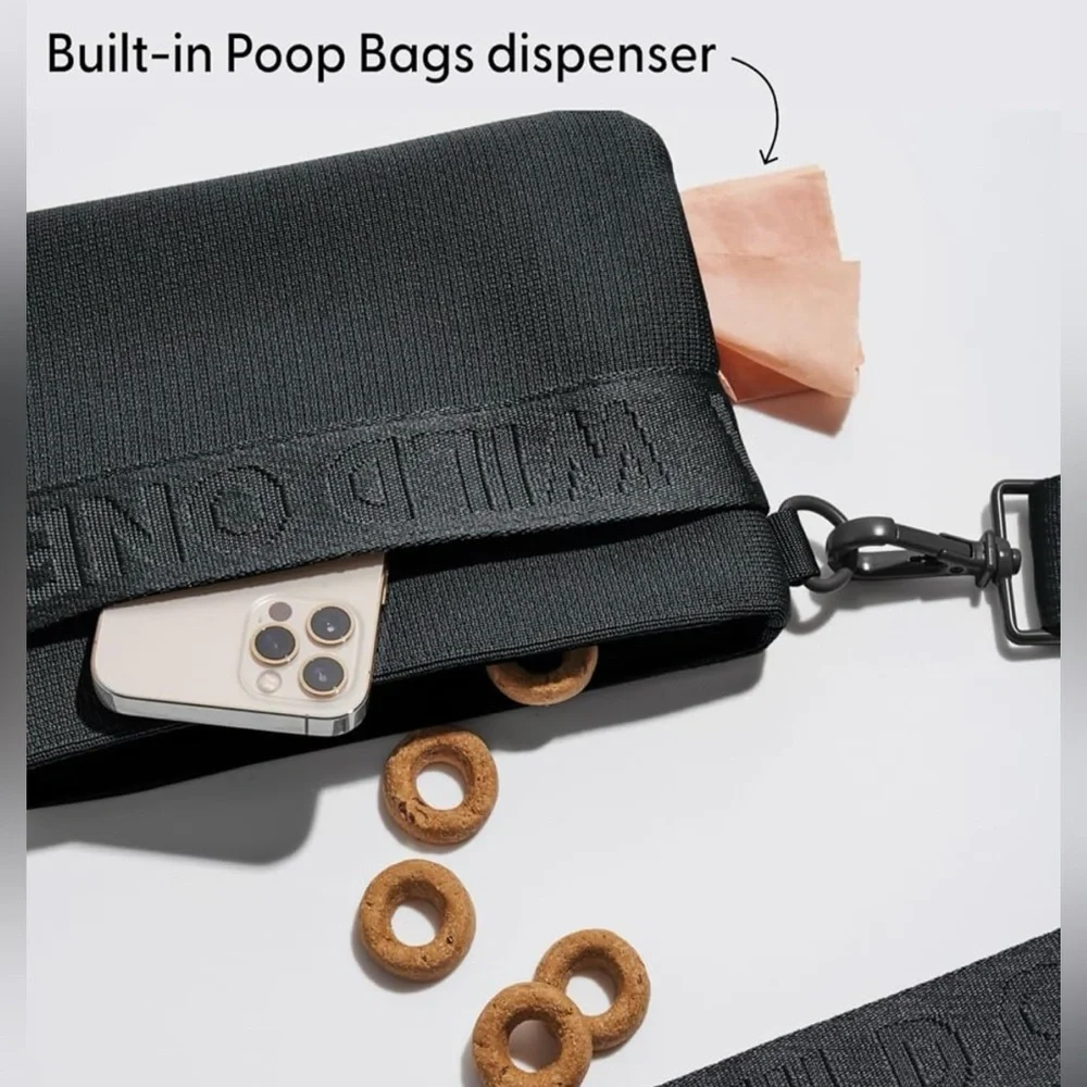 Wild One Treat Pouch - Recycled Knit - Black